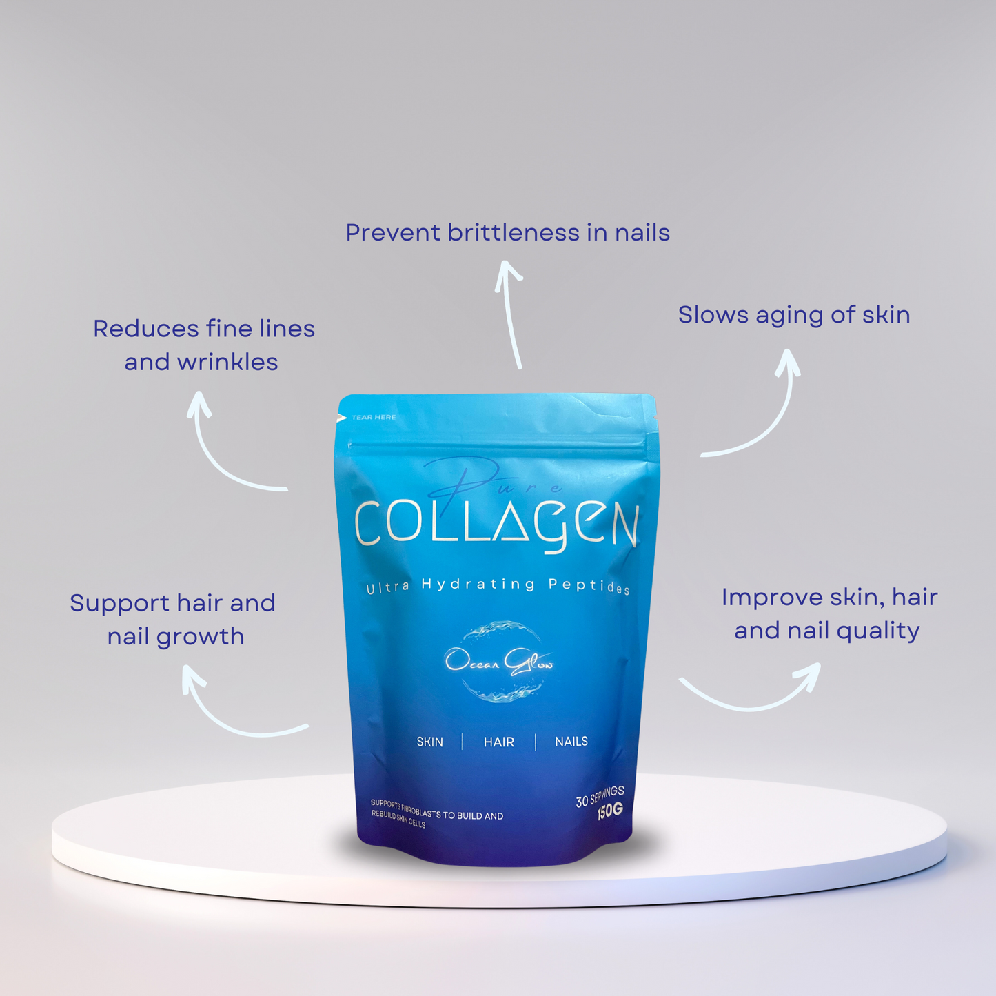 Pure Collagen - Ultra Hydrating Peptides 150g